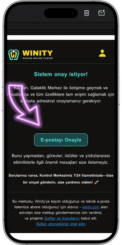 E-posta ve SMS üzerinden hesap doğrulama kodu girişi