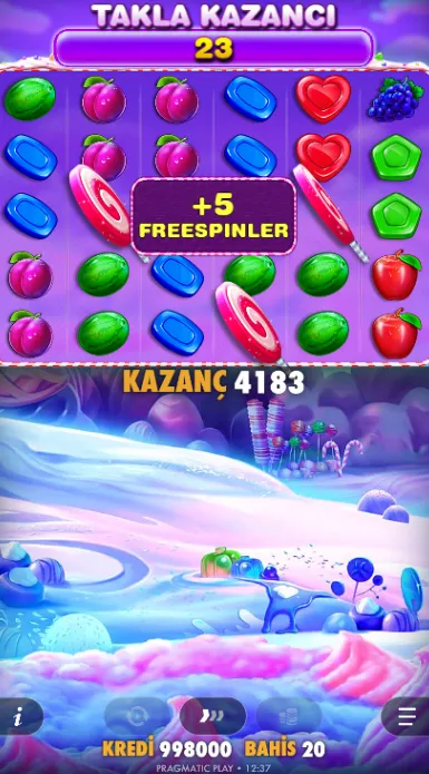 Sweet Bonanza ek bonus spinleri