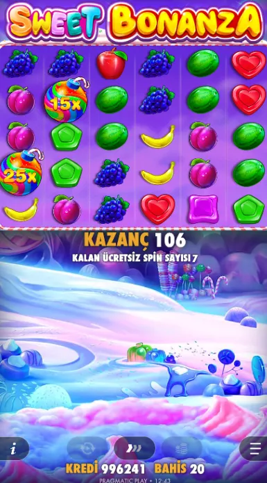 Sweet Bonanza büyük çarpanlar
