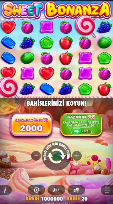 Sweet Bonanza oyunu başlat