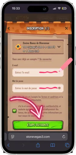 Creer un compte Sweet Bonanza