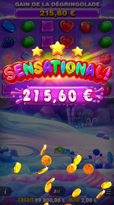 Victoire impressionnante Sweet Bonanza