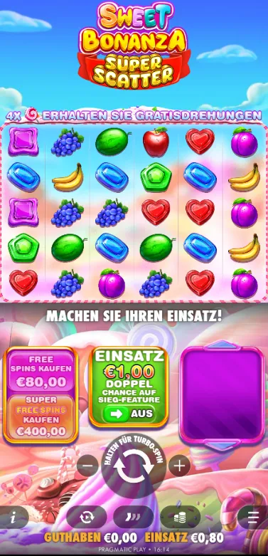 Sweet Bonanza Bonus-Spins kaufen