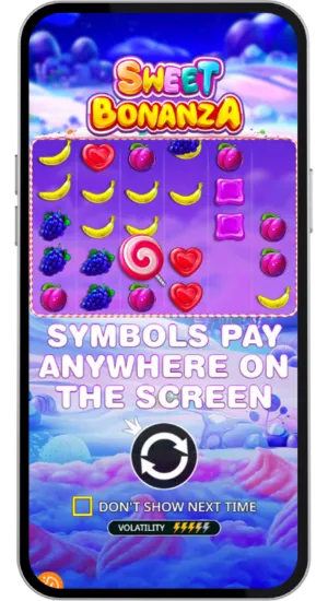 Spin button and Autoplay screen