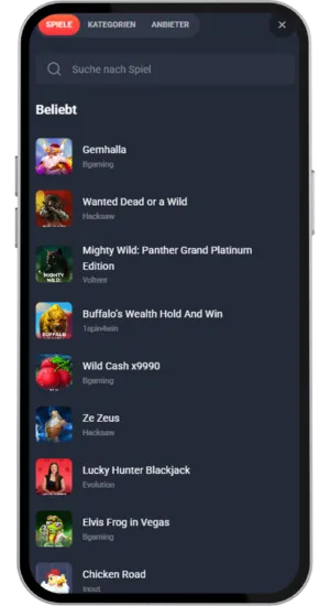 Spielbibliothek und Sweet Bonanza Symbol